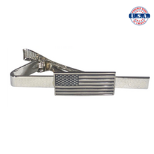 Load image into Gallery viewer, Subdued American Flag Tie Clip