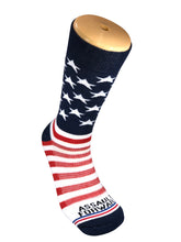 Load image into Gallery viewer, USA Made Super Patriot Socks