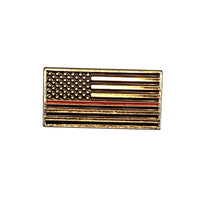 Load image into Gallery viewer, Thin Red Line Lapel Pin