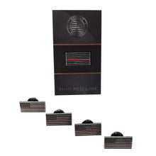 Load image into Gallery viewer, Thin Red Line Lapel Pin