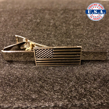 Load image into Gallery viewer, Subdued American Flag Tie Clip