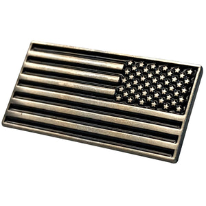 Assault Forward Reverse Subdued American Flag Lapel Pin