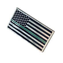 Load image into Gallery viewer, Thin Green Line Lapel Pin