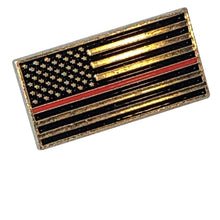 Load image into Gallery viewer, Thin Red Line Lapel Pin