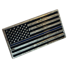 Load image into Gallery viewer, Thin Blue Line Lapel Pin