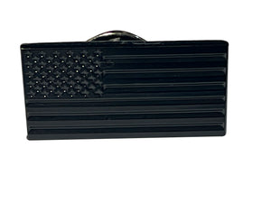 Stealth Mode - Blacked Out American Flag Lapel Pin
