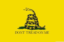 Load image into Gallery viewer, Don&#39;t Tread on Me Yellow Gadsden Flag